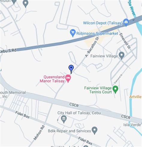 nbi talisay city cebu|Google Maps.